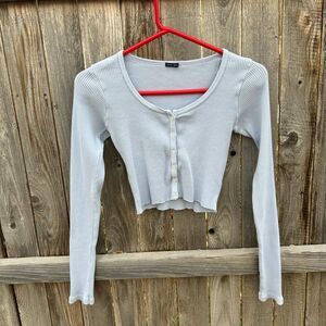 Brandy Melville crop long sleeve shirt size 5